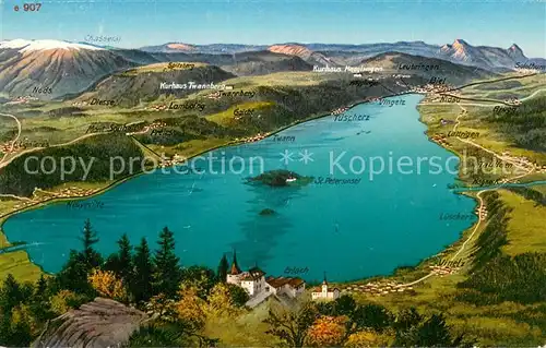 AK / Ansichtskarte Erlach_Bielersee_BE Panorama 