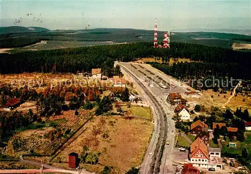 AK / Ansichtskarte Torfhaus_Harz Fliegeraufnahme Sporthotel Brockenblick Torfhaus Harz