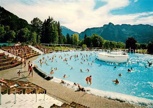 AK / Ansichtskarte Oberammergau Restaurant Im Wellenbad Oberammergau