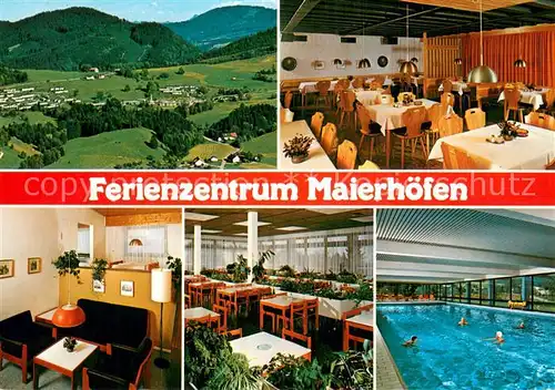 AK / Ansichtskarte Maierhoefen_Allgaeu Ferienzentrum Maierhoefen m. Hallenschwimmbad Maierhoefen Allgaeu