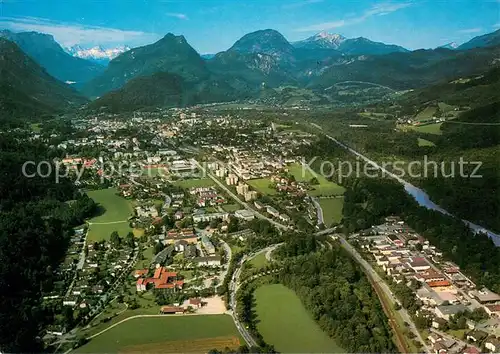 AK / Ansichtskarte Bad_Reichenhall mit Reiteralpe Loferer Steinberge Muellnerhorn Ristfeuchthorn Sonntagshorn Chiemgauer Alpen Bad_Reichenhall