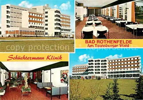 AK / Ansichtskarte Bad_Rothenfelde Schuechtermann Klinik Bad_Rothenfelde