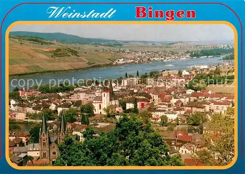 AK / Ansichtskarte Bingen_Rhein Panorama Bingen Rhein