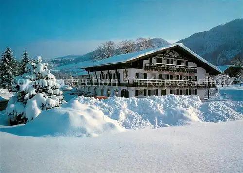 AK / Ansichtskarte Gmund_Tegernsee Skihotel zum Kistlerwirt Gmund Tegernsee