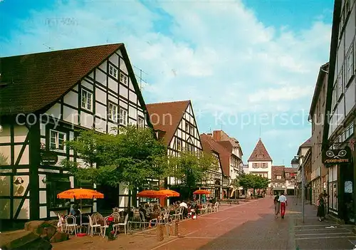 AK / Ansichtskarte Holzminden_Weser Fussgaengerzone Mittlere Strasse Holzminden Weser