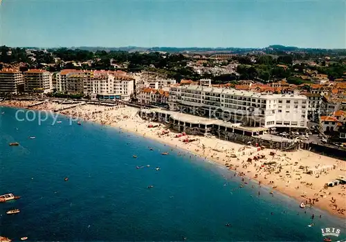 AK / Ansichtskarte Saint Jean de Luz La Plage et le Casino La Pergola Vue aerienne Saint Jean de Luz