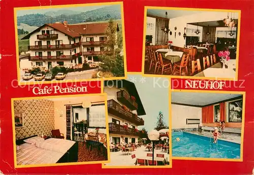 AK / Ansichtskarte Zenting Cafe Pension Neuhof m.Hallenbad Zenting