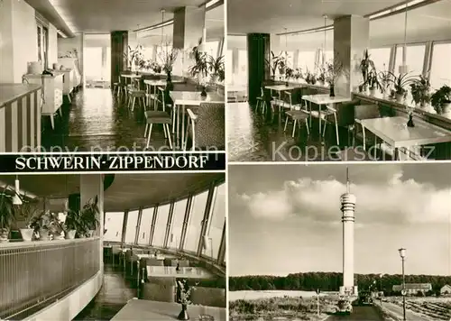 AK / Ansichtskarte Zippendorf Fernsehturm Turmcafe Details Zippendorf