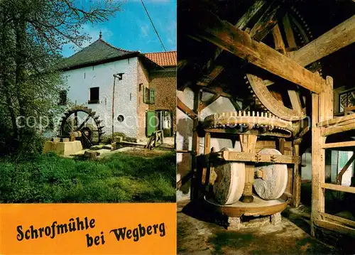 AK / Ansichtskarte Wegberg Schrofmuehle Wasserrad Wegberg