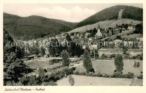 AK / Ansichtskarte Lautenthal_Harz Freibad Lautenthal Harz