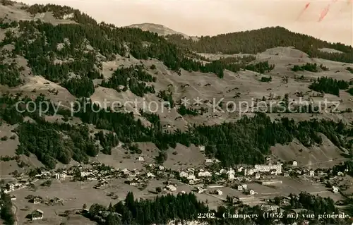 AK / Ansichtskarte Champery Vue generale Champery