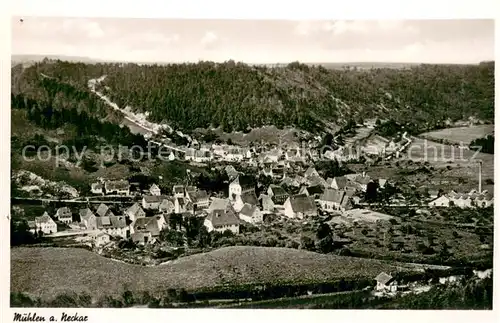 AK / Ansichtskarte Muehlen_Neckar Gesamtansicht Muehlen_Neckar