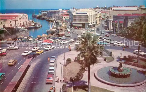 AK / Ansichtskarte Bridgetown_Barbados_West_Indies Am Hafen Verkehr 