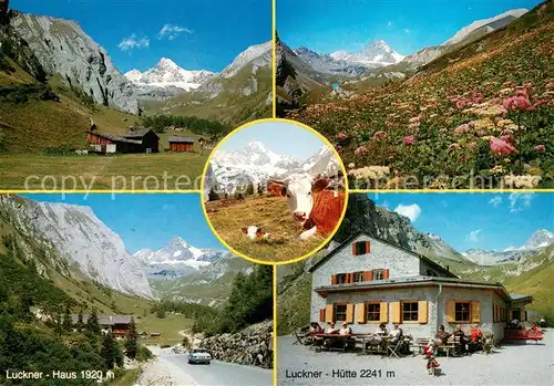 AK / Ansichtskarte Kals_Grossglockner Panorama Luckner Haus Luckner Huette Kals Grossglockner