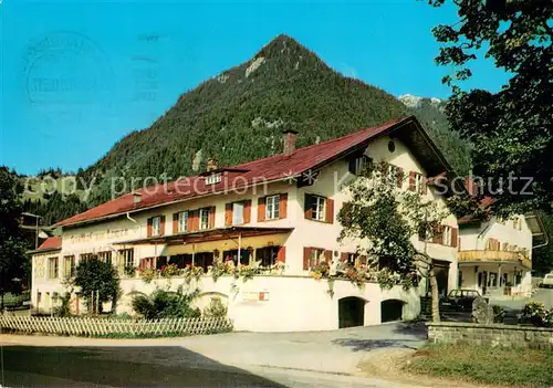 AK / Ansichtskarte Burgberg_Allgaeu Gasthaus Metzgerei Loewen Burgberg Allgaeu