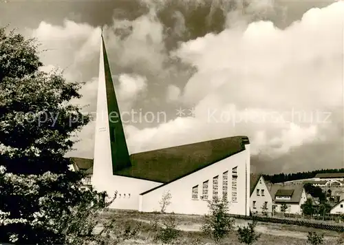 AK / Ansichtskarte Willingen_Sauerland Kath St Augustus Kirche Willingen_Sauerland