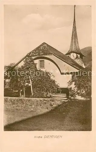 AK / Ansichtskarte Diemtigen_BE Kirche 