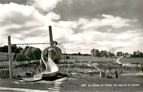 AK / Ansichtskarte La_Chaux de Fonds_NE Les Jeux de la piscine 