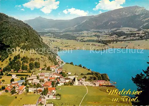 AK / Ansichtskarte Walchsee_Tirol Fliegeraufnahme Walchsee Tirol