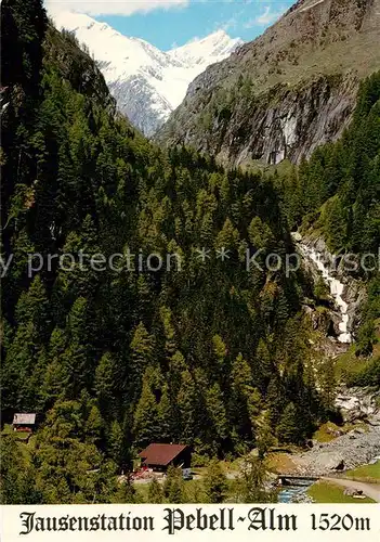 AK / Ansichtskarte Hinterbichl_Praegraten Jausenstation Pebell Alm Hinterbichl Praegraten