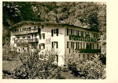 AK / Ansichtskarte Bad_Reichenhall Gaestehaus Haus am Fels Aussenansicht Bad_Reichenhall