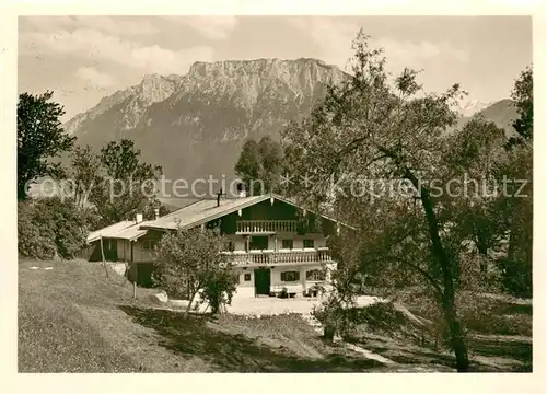 AK / Ansichtskarte Oberaudorf_Inn Gaestehaus Schweinberg Aussenansicht 