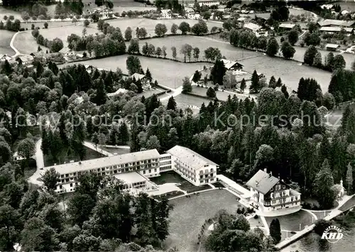 AK / Ansichtskarte Bad_Wiessee Fliegeraufnahme Haus Hubertus Bad_Wiessee