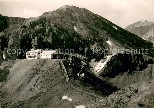 AK / Ansichtskarte Kleinwalsertal_Vorarlberg Kanzelwandbahn Bergstation und Hammerspitze Fliegeraufnahme Kleinwalsertal_Vorarlberg