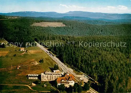 AK / Ansichtskarte Lamm_Kniebis Kurhotel Fliegeraufnahme Lamm Kniebis