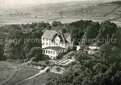 AK / Ansichtskarte Salzderhelden Berghotel Zur Heldenburg Fliegeraufnahme Salzderhelden