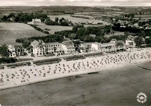 AK / Ansichtskarte Scharbeutz_Ostseebad Fliegeraufnahme Scharbeutz_Ostseebad