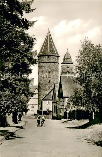 AK / Ansichtskarte Grebenstein Jungfernturm Grebenstein