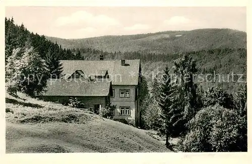 AK / Ansichtskarte Hohegeiss_Harz Waldhotel Dicke Tannen Hohegeiss Harz