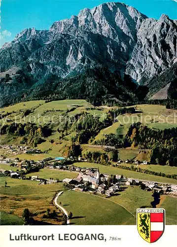 AK / Ansichtskarte Leogang Leonganger Steinbergen und Kitzbueheler Alpen Fliegeraufnahme Leogang