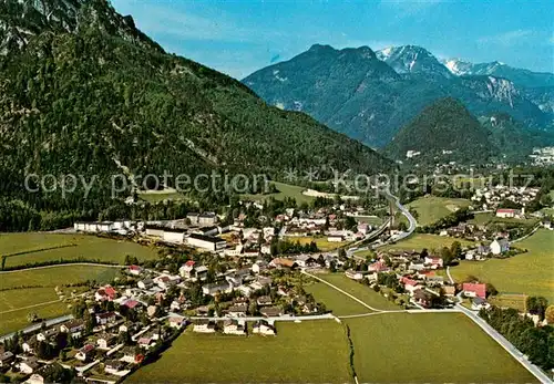 AK / Ansichtskarte Bayerisch_Gmain Fliegeraufnahme mit Muellnerhorn und Ristfeuchthorn Bayerisch Gmain