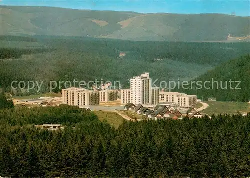 AK / Ansichtskarte Altenau_Harz Ferienpark Glockenberg Fliegeraufnahme Altenau Harz