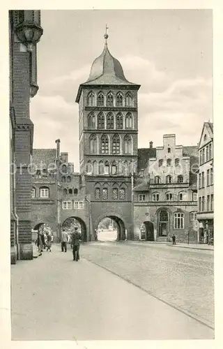 AK / Ansichtskarte Luebeck Burgtor Luebeck