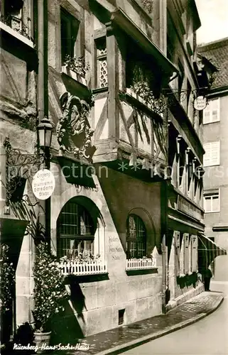 AK / Ansichtskarte Nuernberg Hans Sachs Haus Altstadt Nuernberg