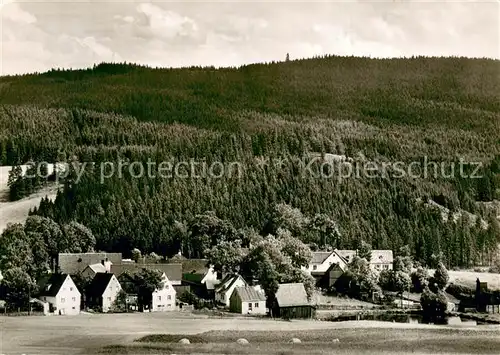 AK / Ansichtskarte Thierbach_Bad_Steben Pension Gasthaus Faunken Ortspartie Thierbach_Bad_Steben