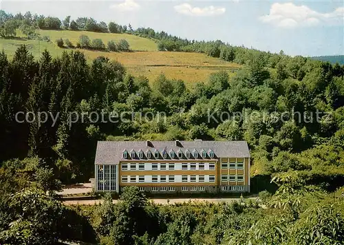 AK / Ansichtskarte Monschau St Ursula Schule Fliegeraufnahme Monschau