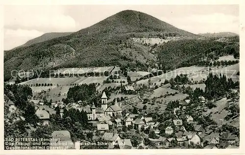 AK / Ansichtskarte Bad_Peterstal Griesbach Panorama mit ueberskopf Bad_Peterstal Griesbach