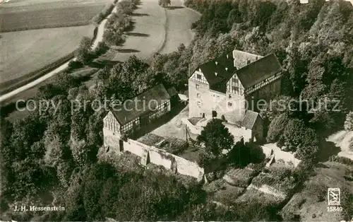 AK / Ansichtskarte Ederbringhausen Jugendherberge Schloss Hassenstein Fliegeraufnahme Ederbringhausen