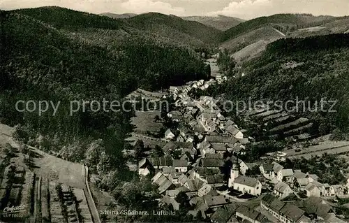 AK / Ansichtskarte Steina_Suedharz Fliegeraufnahme Steina Suedharz