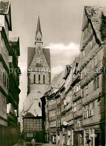 AK / Ansichtskarte Hannover Kramerstrasse mit Marktkirche Hannover