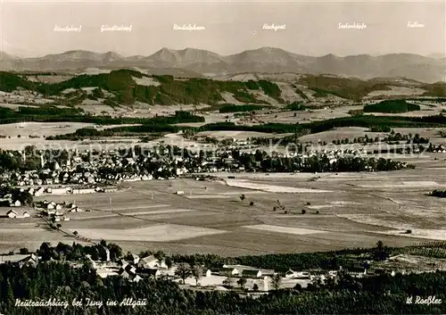 AK / Ansichtskarte Neutrauchburg Panorama Alpenblick Thorbecke Luftbild Neutrauchburg