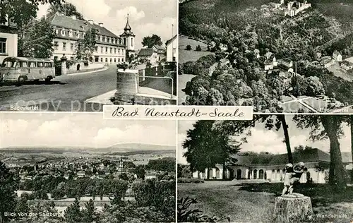 AK / Ansichtskarte Bad_Neustadt Badeviertel Blick von der Salzburg Wandelhalle Bad_Neustadt