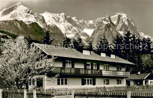 AK / Ansichtskarte Garmisch Partenkirchen Haus Brunnthaler Garmisch Partenkirchen