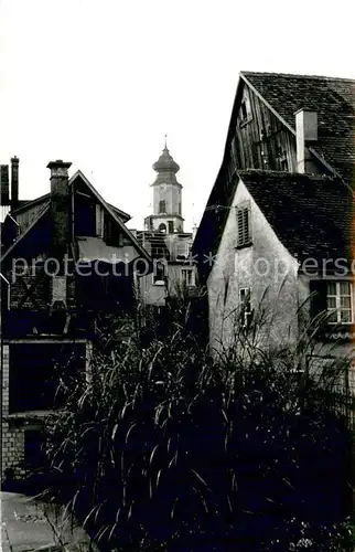 AK / Ansichtskarte Lindau_Bodensee Ortsmotiv mit Kirchturm Lindau Bodensee