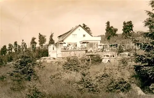 AK / Ansichtskarte Hahnenklee Bockswiese_Harz Cafe Restaurant Kreuzeck Hahnenklee Bockswiese