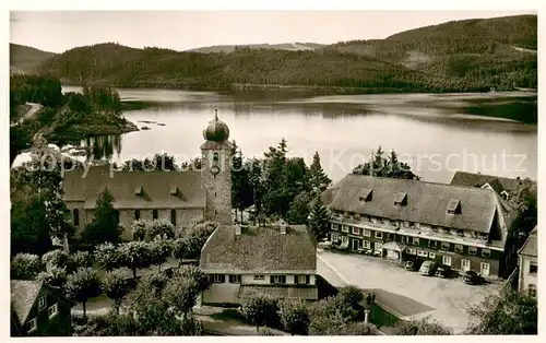 AK / Ansichtskarte Schluchsee Hotel Schiff Seepanorama Schluchsee